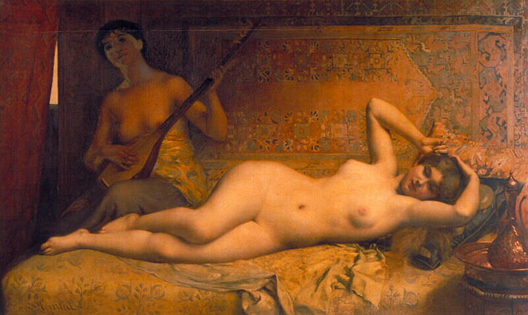 Odalisque, Louis Courtat