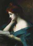 woman reading