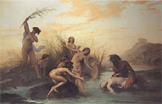 river god rescuing naiad