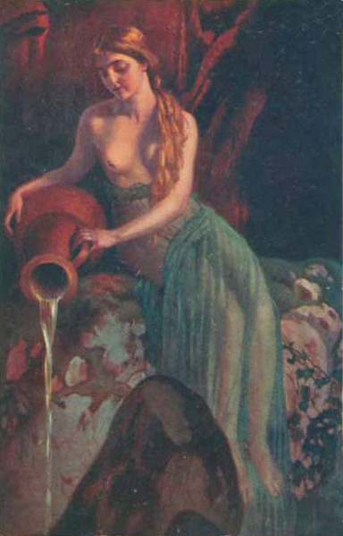 Girl at Spring