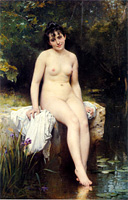 the bather