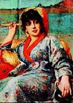 Woman in a Kimono