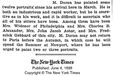 Carolus-Duran Successful Painter