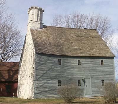 front with stone