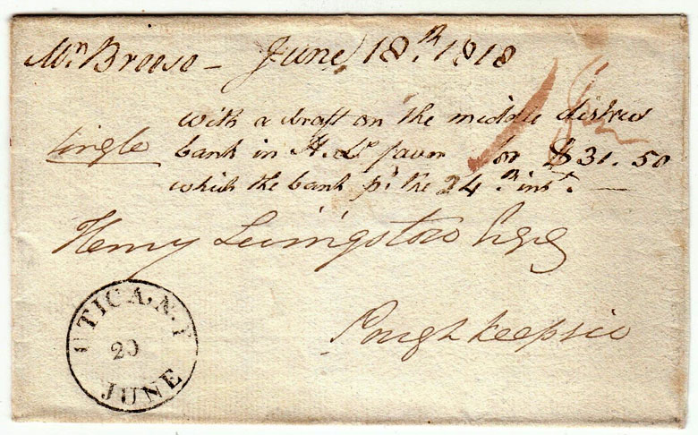 letter to Henry Livingston