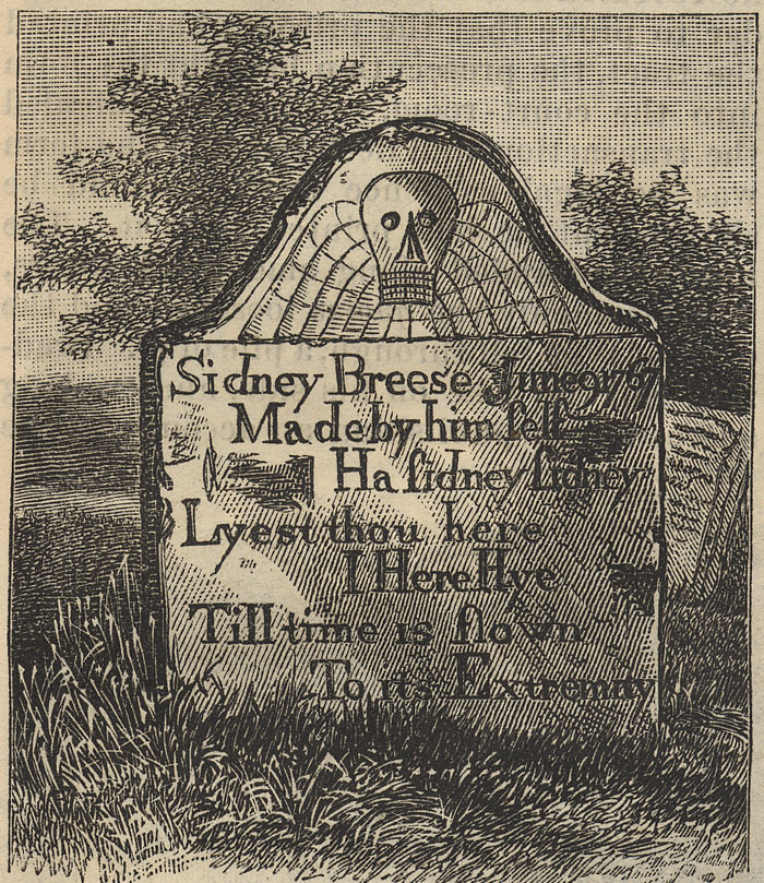 Sydney's Tombstone Etching