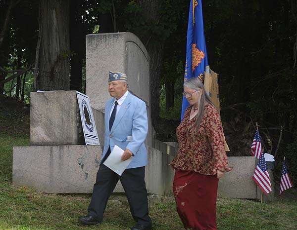 Leaving monument