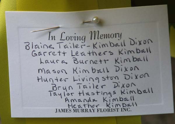 Card on Wreath