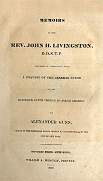 Memoirs title page