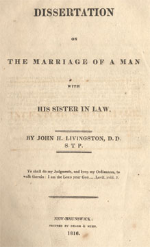 Marriage Title Page