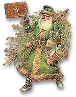Santa with Book