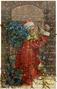 Santa reading letter