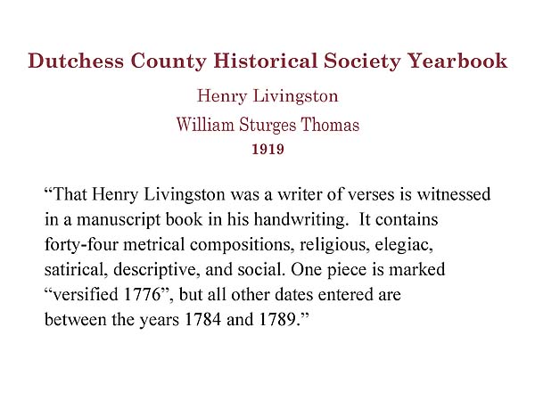 William Sturges Thomas' Article