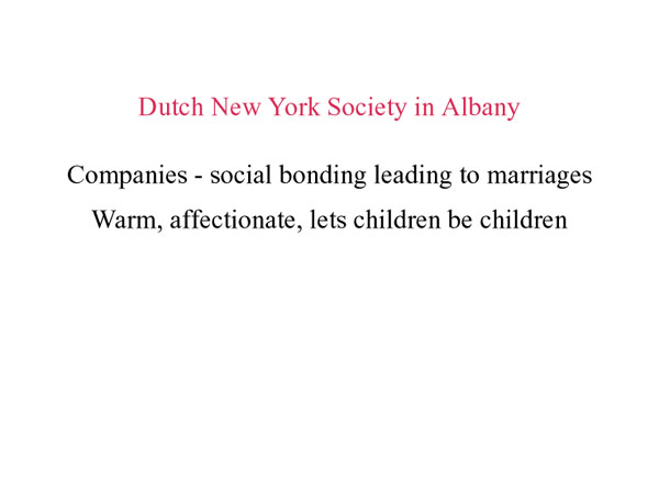 New York Dutch 'Companies'