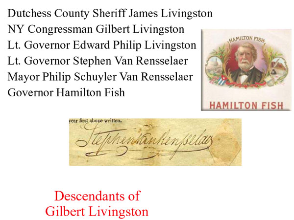 James Livingston to Hamilton Fish