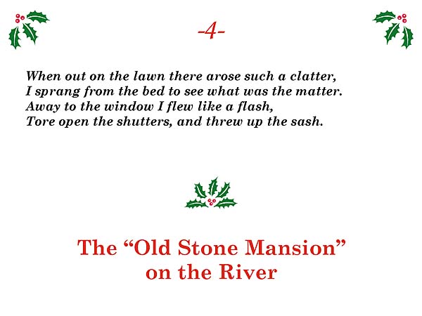 The Old Stone Mansion by the River Title