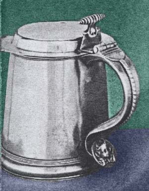 silver tankard