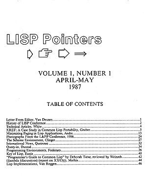 Lisp Pointers cover