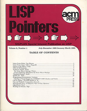 Lisp Pointers cover